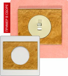 Рамка однопостовая (Мирт) ― Legrand-220.ru