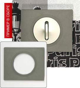 Рамка однопостовая (Арт-бетон) ― Legrand-220.ru