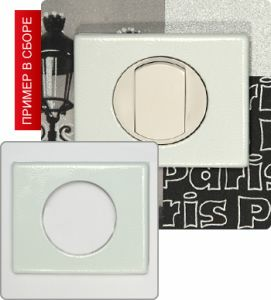 Рамка однопостовая (Фарфор Белая Феерия) ― Legrand-220.ru