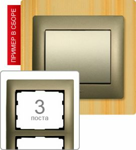 771407 Рамка трехпостовая ― Legrand-220.ru