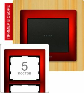 771909 Рамка пятипостовая ― Legrand-220.ru