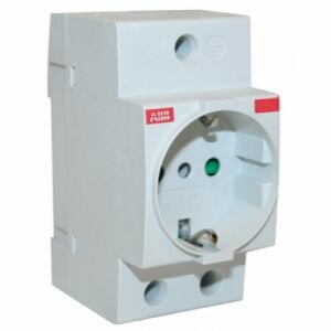 Розетка ABB щитовая(на DIN-рейку) 2Р+N 16A (Schuko) ― Legrand-220.ru