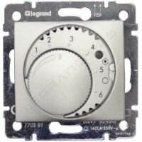 Терморегулятор для теплого пола Legrand Valena (Алюминий) 770291