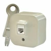 Розетка телефонная RJ-11 TF Legrand Quteo (Сл.Кость) 782244