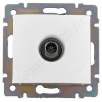 Розетка телевизионная TV оконечная 10dB Legrand Valena (Белый) 774430