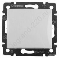 Одноклавишный выключатель влагозащищенный IP 44 Legrand Valena (Белый) 774201