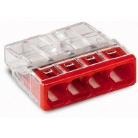 2273-204 Клемма WAGO 4-х контактная, без пасты Cu 0.5-2.5 кв.мм