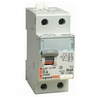 УЗО Legrand DX 2-полюсное 300 мА, 25A