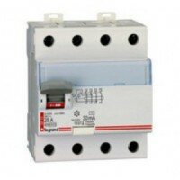 УЗО Legrand DX 4-полюсное 100 мА, 25A
