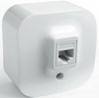 Розетка для компьютерных сетей Legrand Quteo (Белый) 782224
