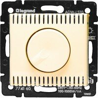 Светорегулятор поворотный 100-1000Вт Legrand Valena (Сл. Кость) 774160